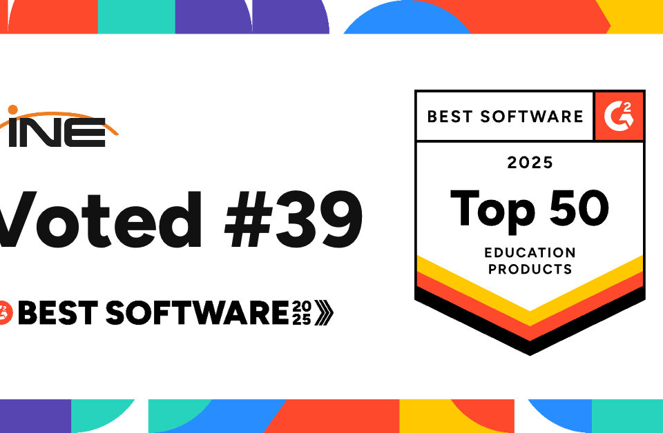 With G2’s Top 50 Educational Software Rankings for 2025, INE Protects Spots