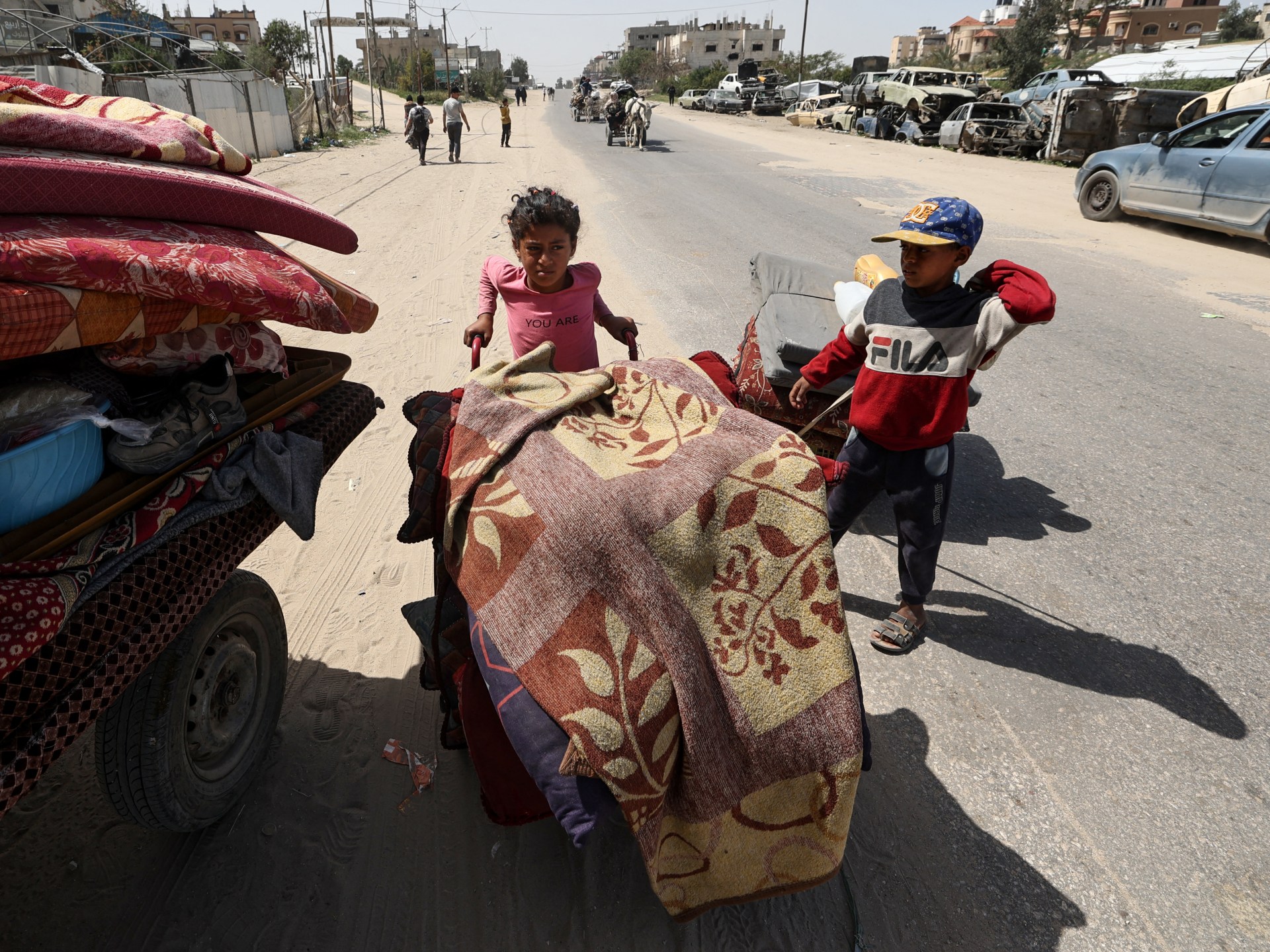 Israel cuts Rafa and issues new forced displacement order for Gaza | Israeli-Palestinian conflict news