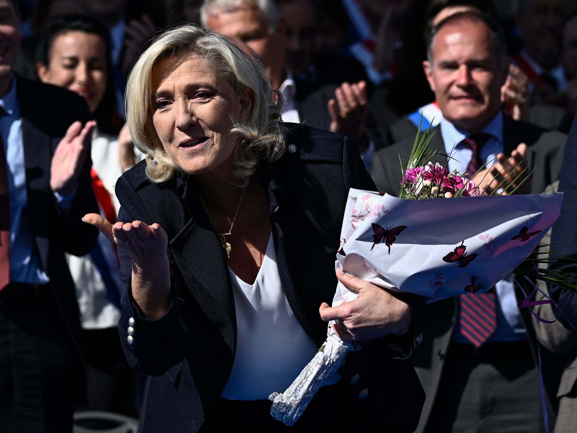 At the duel Paris rally, Le Pen condemns the “witch hunt.” news