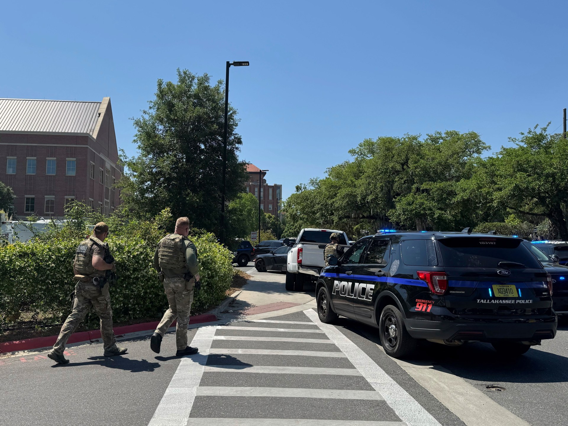Police mother kills two people with guns at Florida State University | Gun violence news