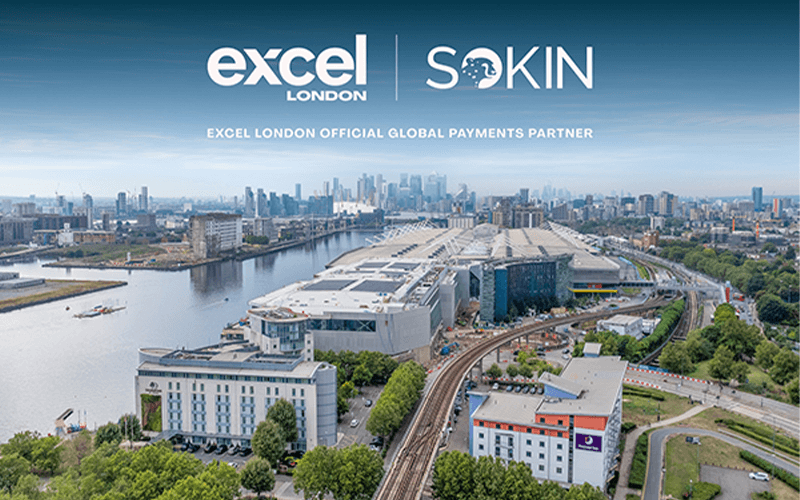 Sokin has become a partner with Excel London for Global Payments Solution