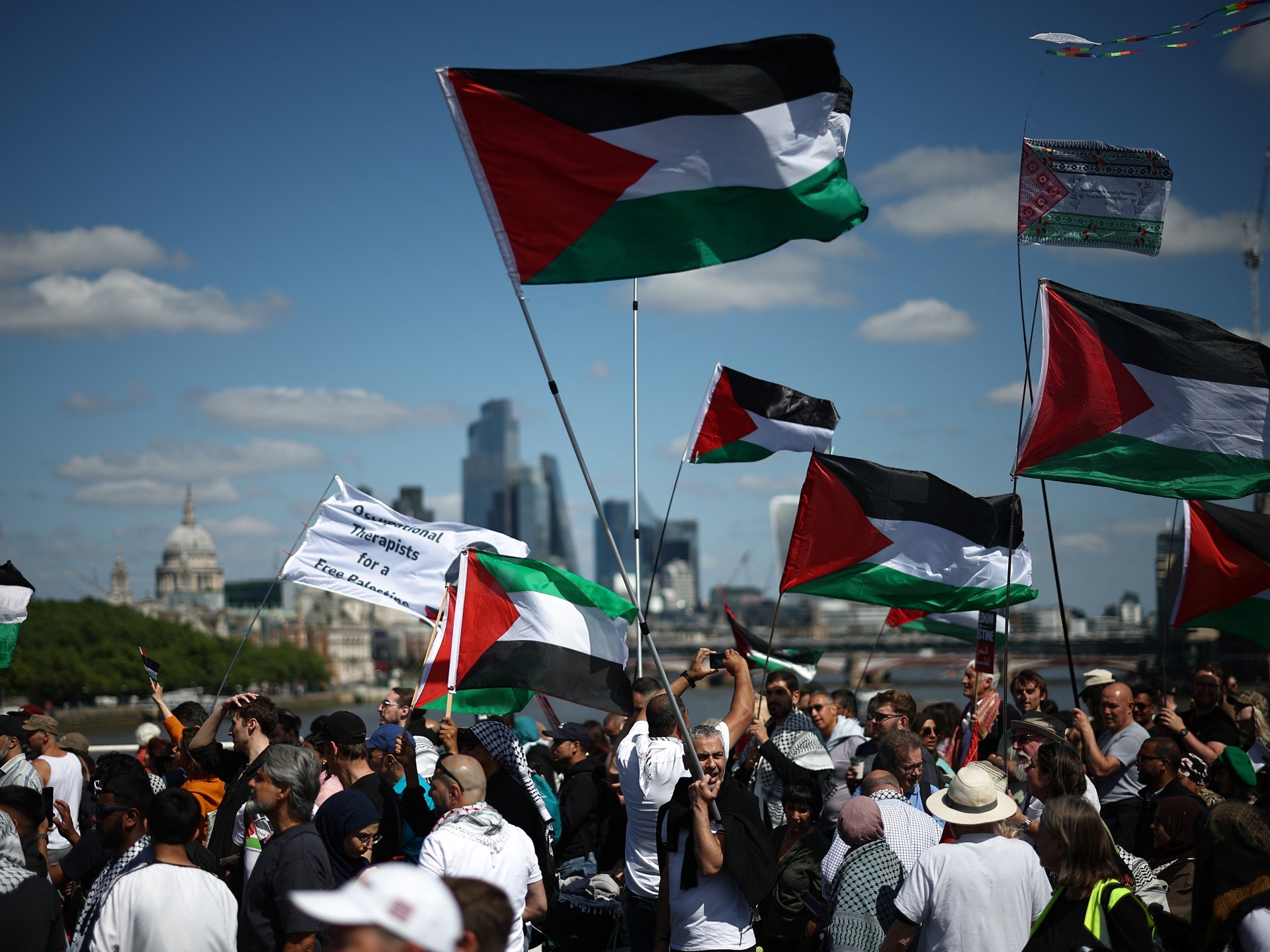 Pro-Palestinian protesters gather around the world to mark “Nakba Day” | Israeli-Palestinian conflict news