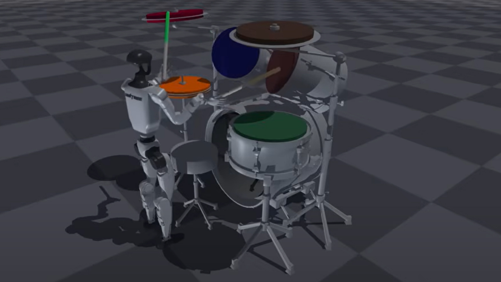 Meet a robotic drummer: Scientists train AI on drums like Linkin Park and AC/DC, but it sounds like there’s a lot to do