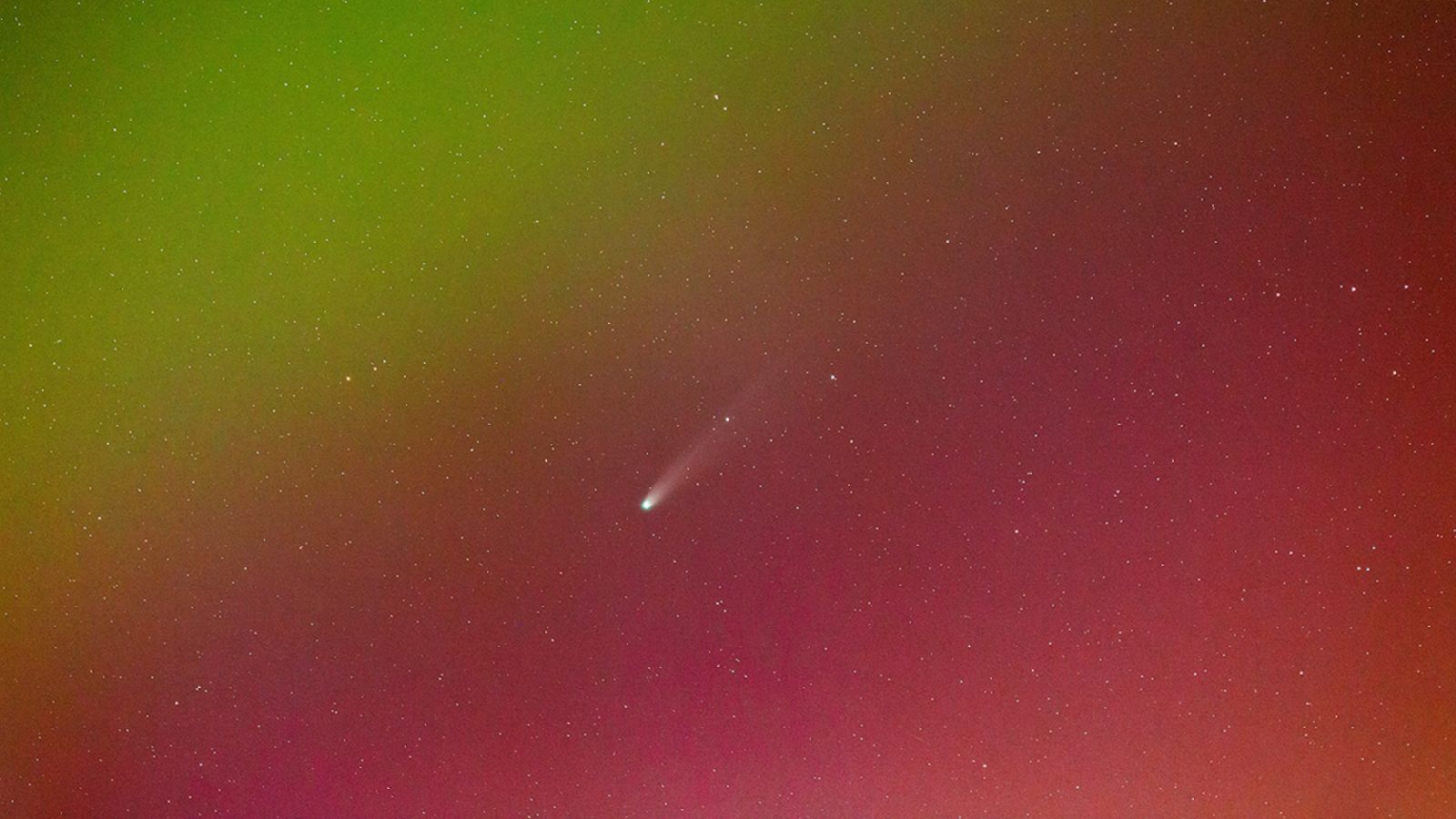 Super bright ‘Comet Lemon’ flies in aurora borealis over Scotland during surprise solar storm
