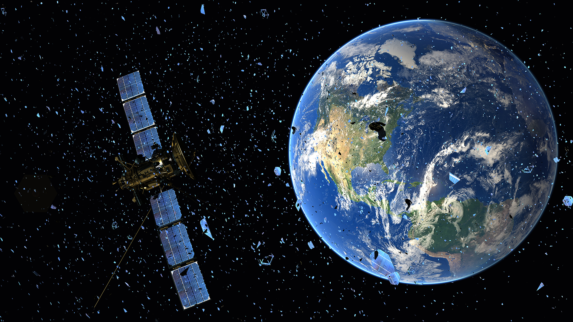Reframing space debris as a resource