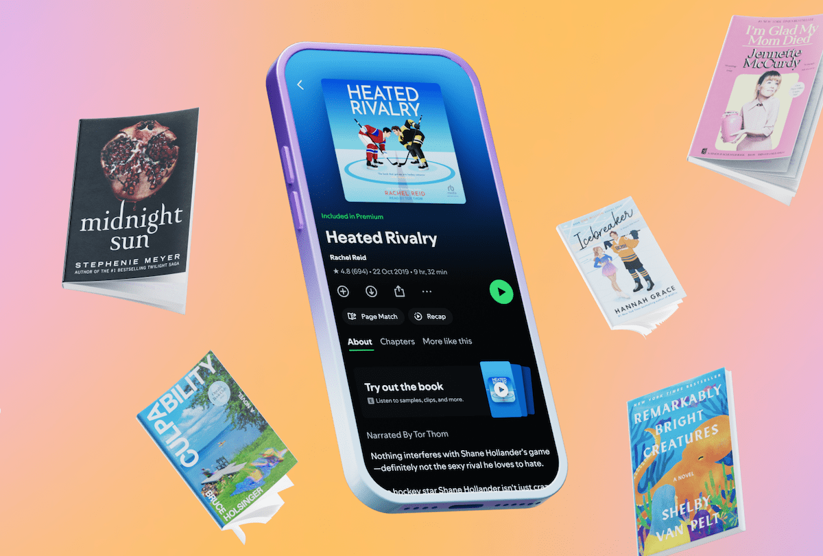 Spotify launches physical book sales, adds new audiobook features