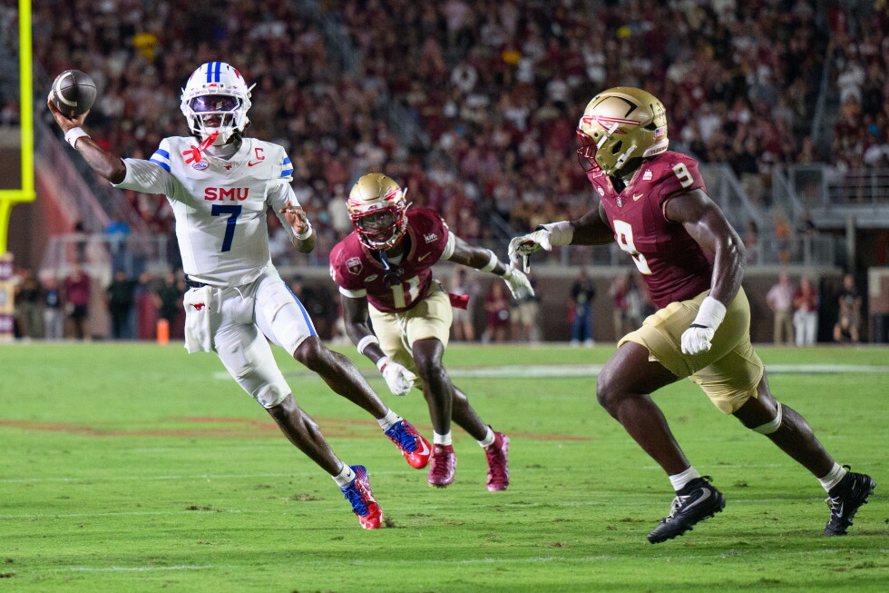 No. 19 SMU beats Florida State 27-24 on Nick Reed’s late field goal