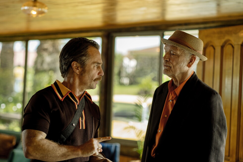 Malkovich and Rockwell play CIA agents and the Maras play twins at Venice