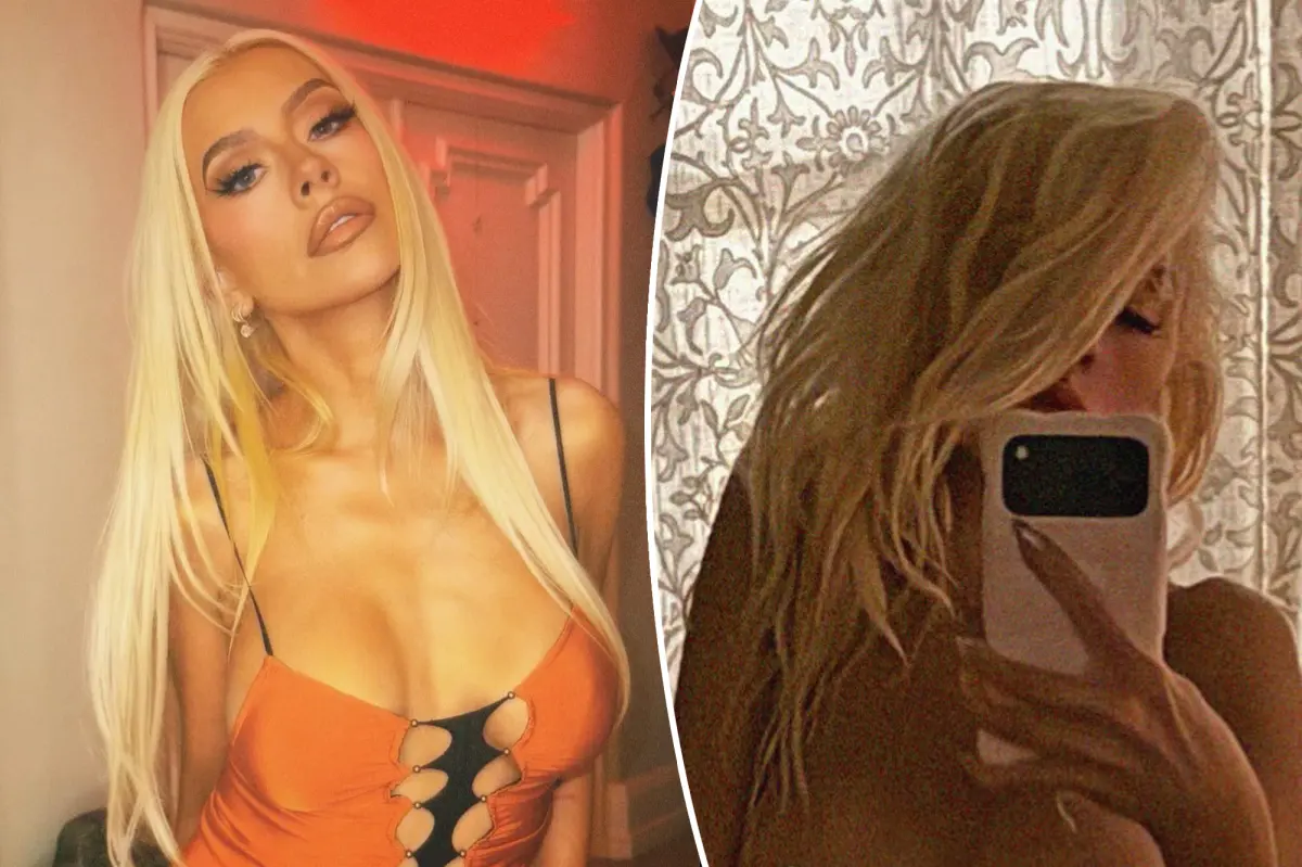 Christina Aguilera strips down for steamy bathtub selfie