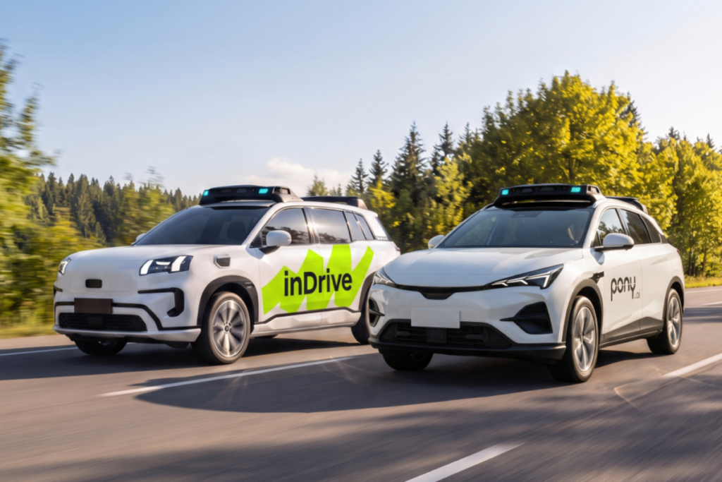 Uber rival inDrive eyes 2027 robotaxi tests in Central Asia with Pony.ai and Nvidia